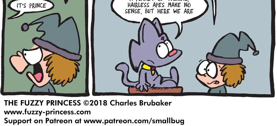The Fuzzy Princess - Episode 267, Page 1: 2018-06-01-A Prince is a Prince